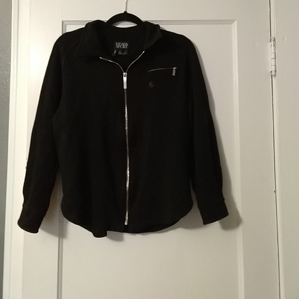 Escada Sport black wool sweater, size M